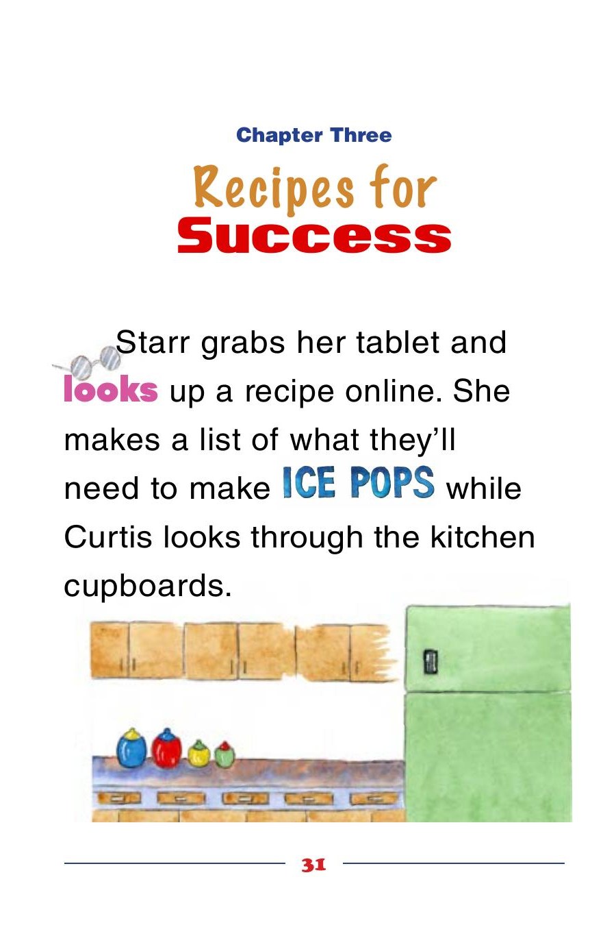 Interior page: Chapter Three opener, Recipes for Success